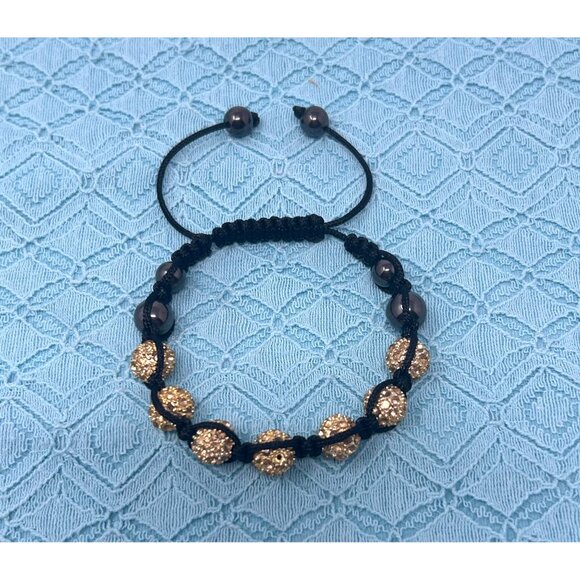 Three Stylish Bracelets: Faux Pearls Rhinestones & Glittery Beads - Picture 5 of 6